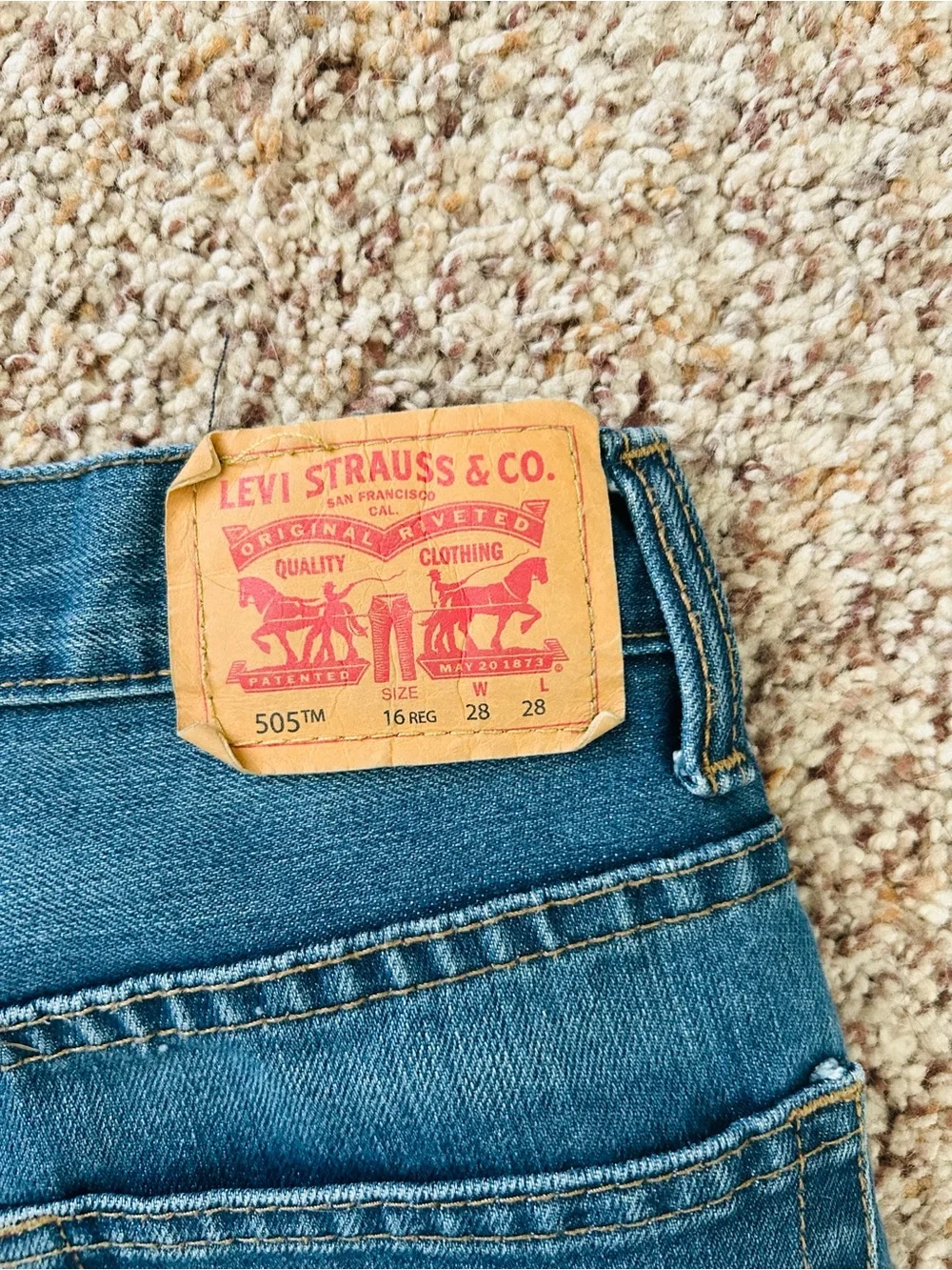 Levi's Kids Blue Denim Jeans